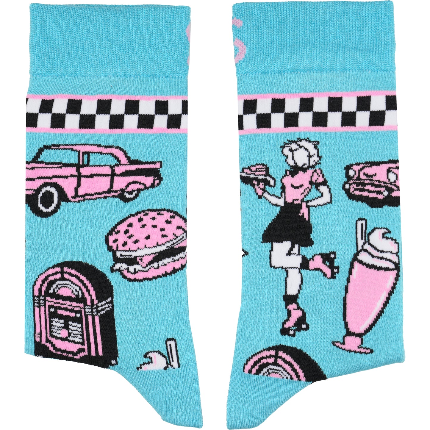 The Diner Natural Bamboo Knit Socks