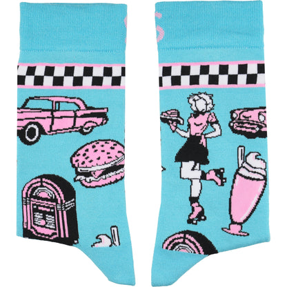 The Diner Natural Bamboo Knit Socks