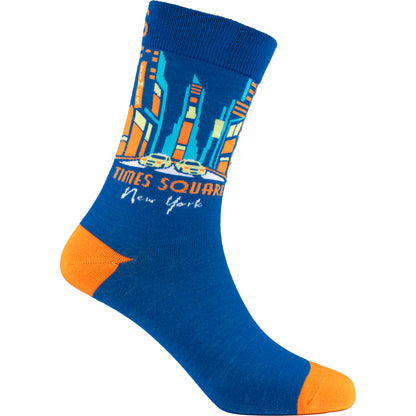 Times Square Bamboo Crew Socks