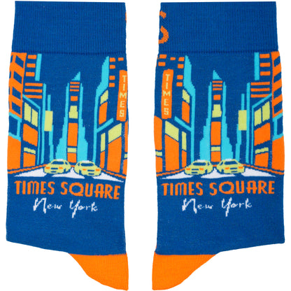 Times Square Bamboo Crew Socks