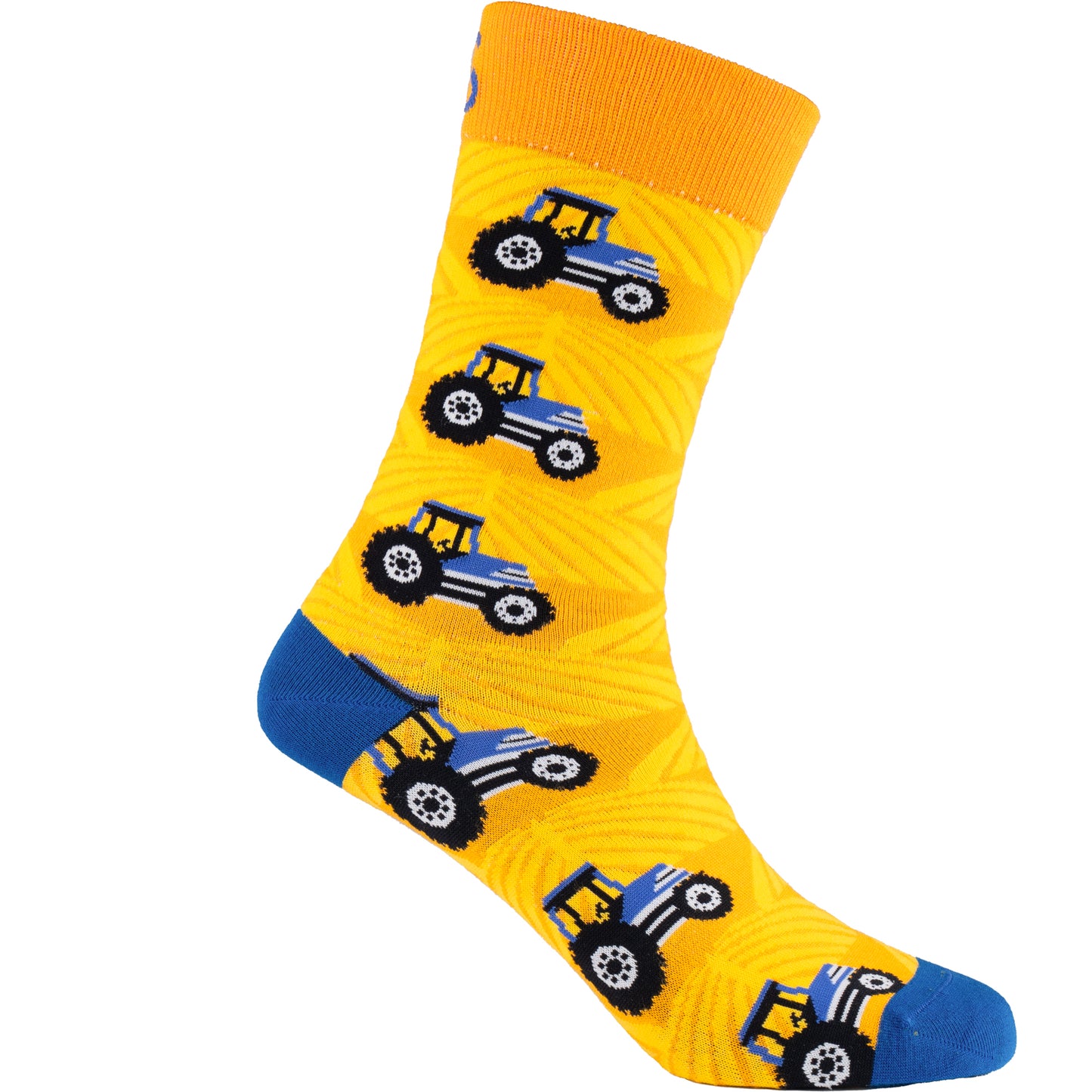 Tractors Natural Bamboo Knit Socks