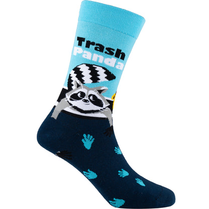 Trash Panda Natural Bamboo Knit Socks
