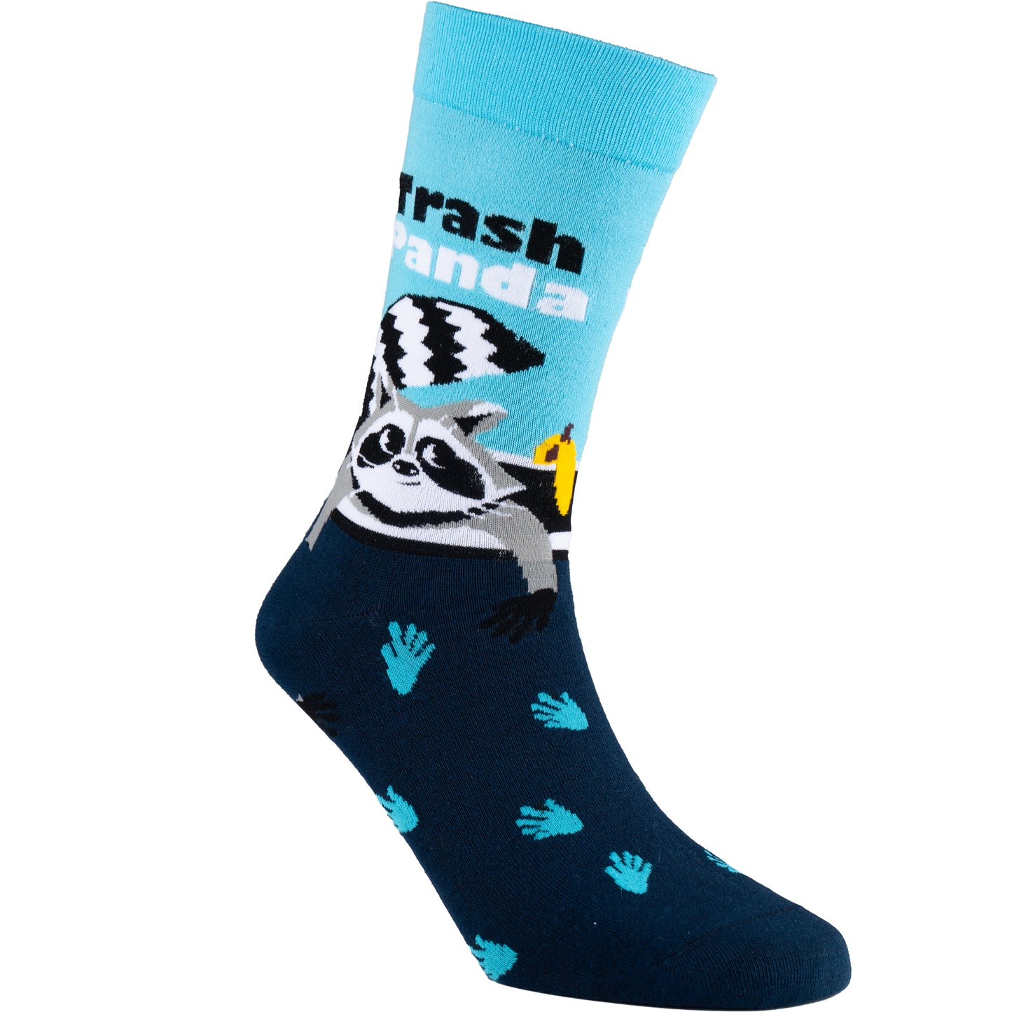 Trash Panda Natural Bamboo Knit Socks