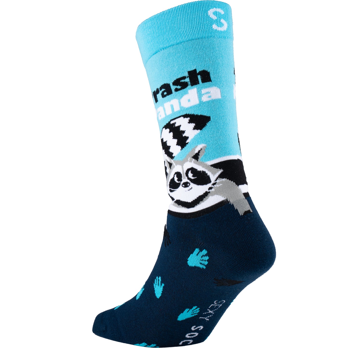 Trash Panda Natural Bamboo Knit Socks