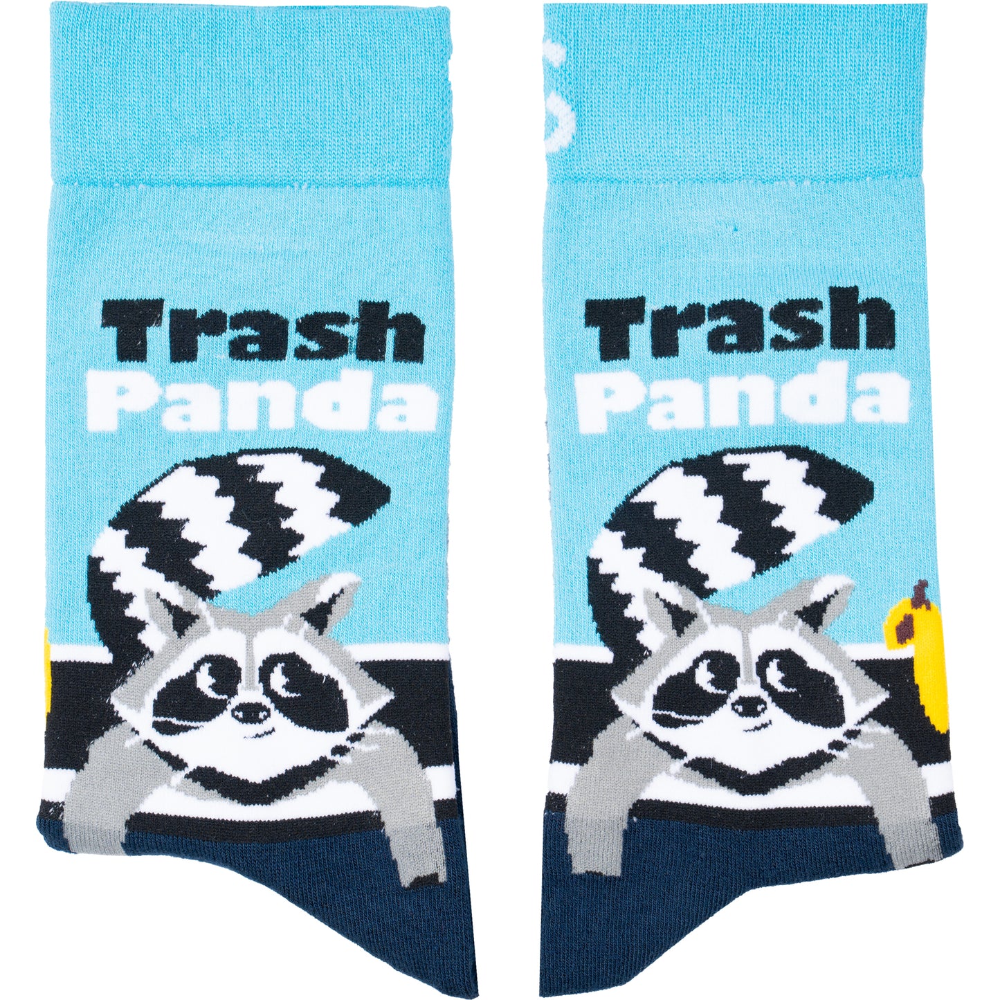 Trash Panda Natural Bamboo Knit Socks