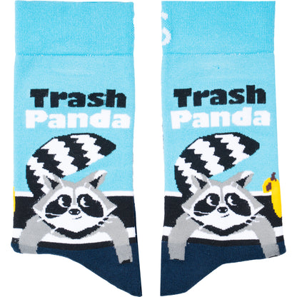 Trash Panda Natural Bamboo Knit Socks