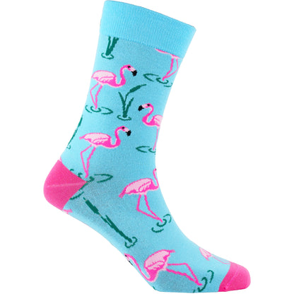 Tropical Wader Natural Bamboo Knit Socks