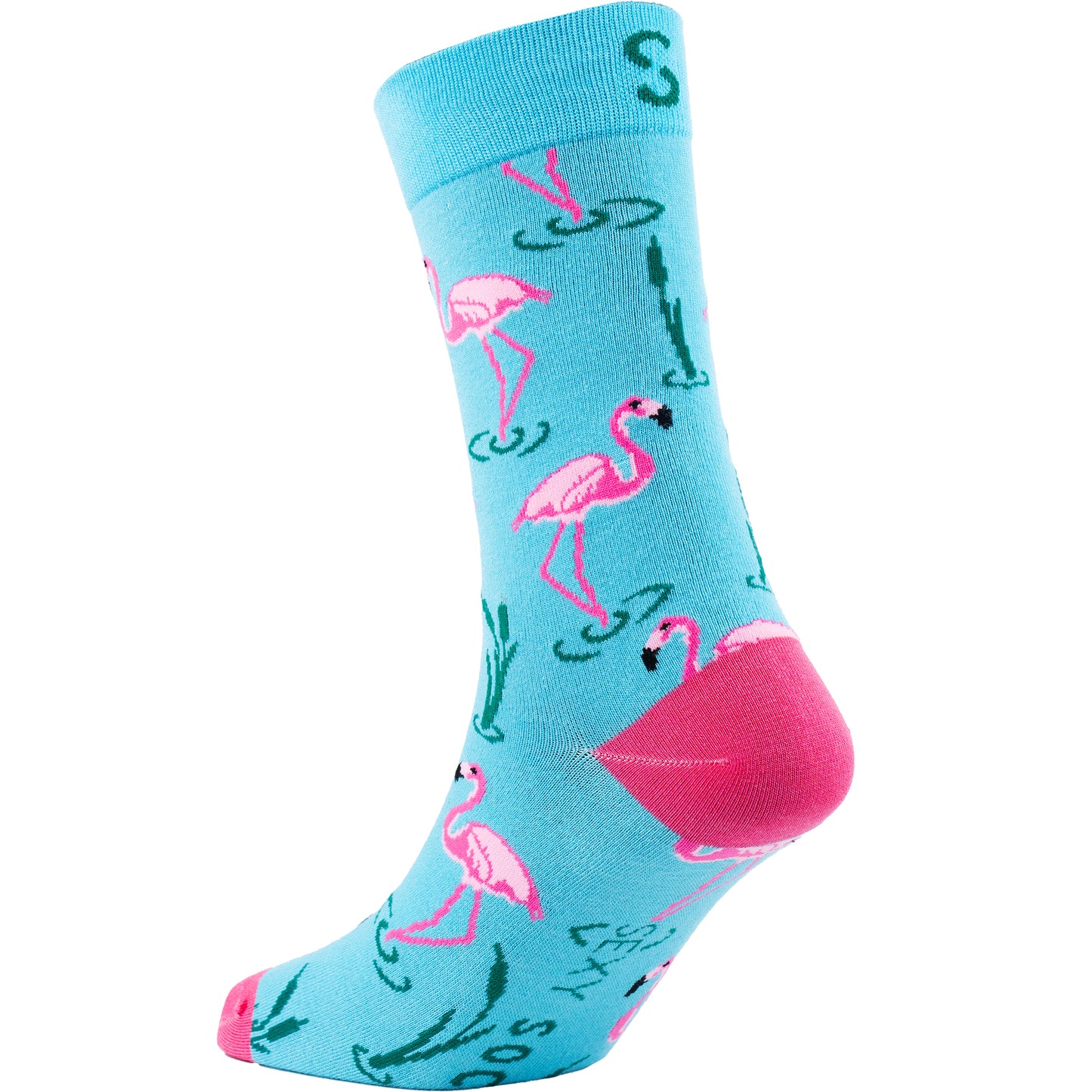 Tropical Wader Natural Bamboo Knit Socks