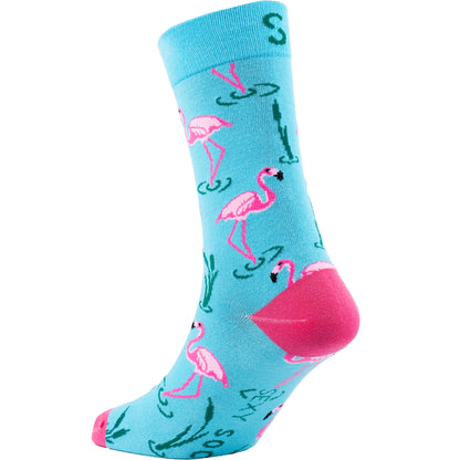Tropical Wader Natural Bamboo Knit Socks