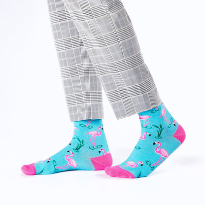Tropical Wader Natural Bamboo Knit Socks