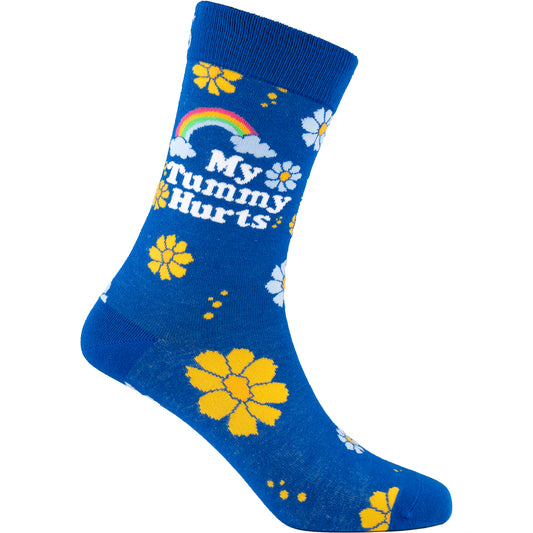 Tummy Hurts Bamboo Crew Socks