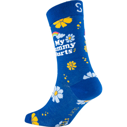 Tummy Hurts Bamboo Crew Socks