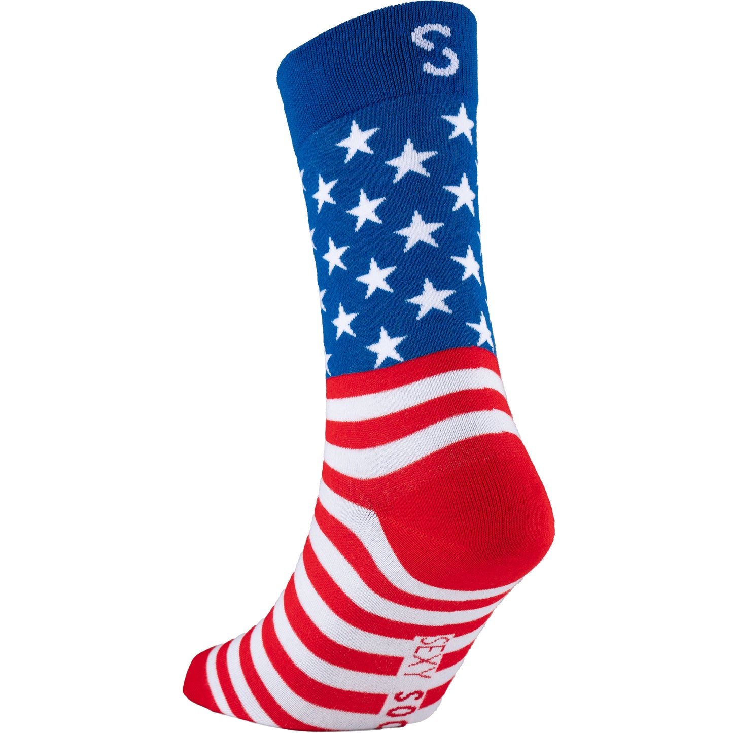 USA Flag Natural Bamboo Knit Socks