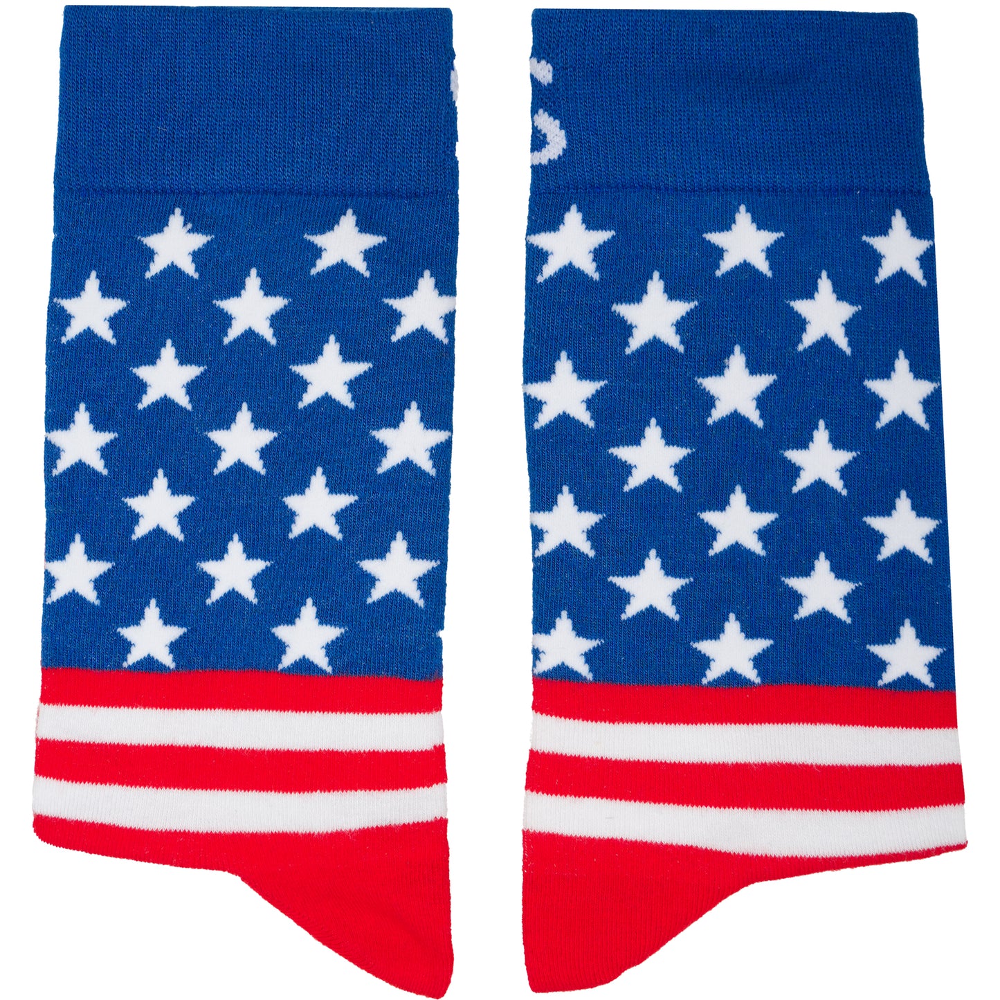 USA Flag Natural Bamboo Knit Socks