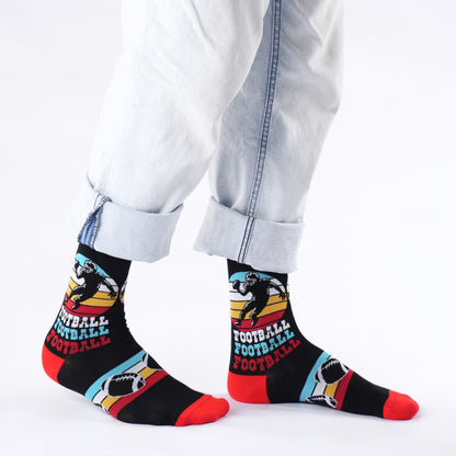 USA Football Natural Bamboo Knit Socks