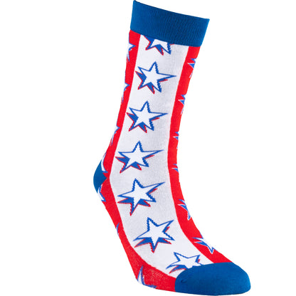 USA Stripes Natural Bamboo Knit Socks