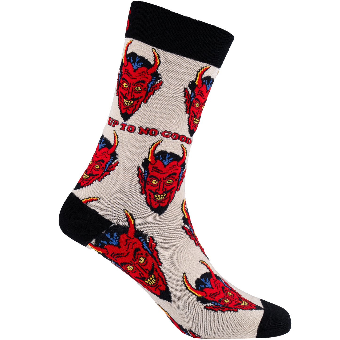 Up To No Good Natural Bamboo Knit Socks