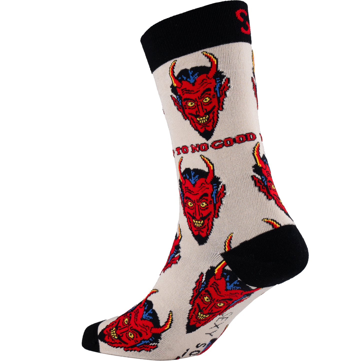 Up To No Good Natural Bamboo Knit Socks
