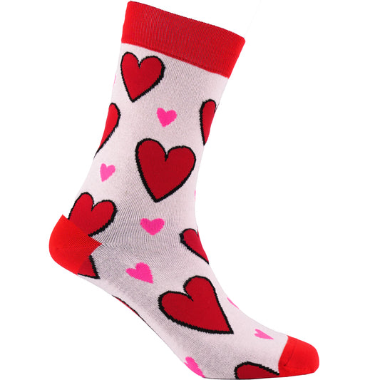 V-Day Natural Bamboo Knit Socks