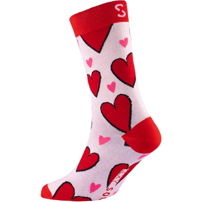 V-Day Natural Bamboo Knit Socks