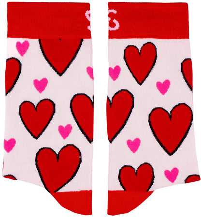 V-Day Natural Bamboo Knit Socks