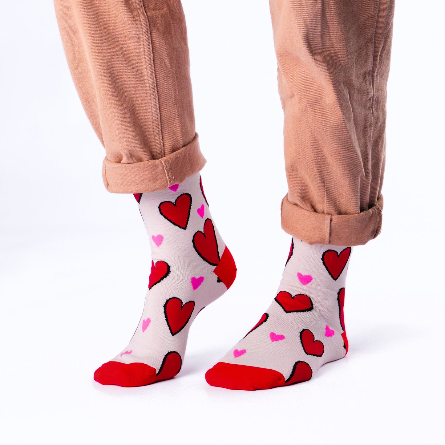 V-Day Natural Bamboo Knit Socks