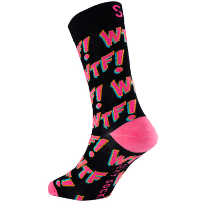 WTF Natural Bamboo Knit Socks