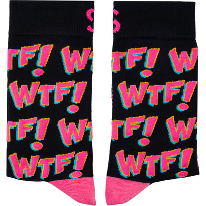 WTF Natural Bamboo Knit Socks