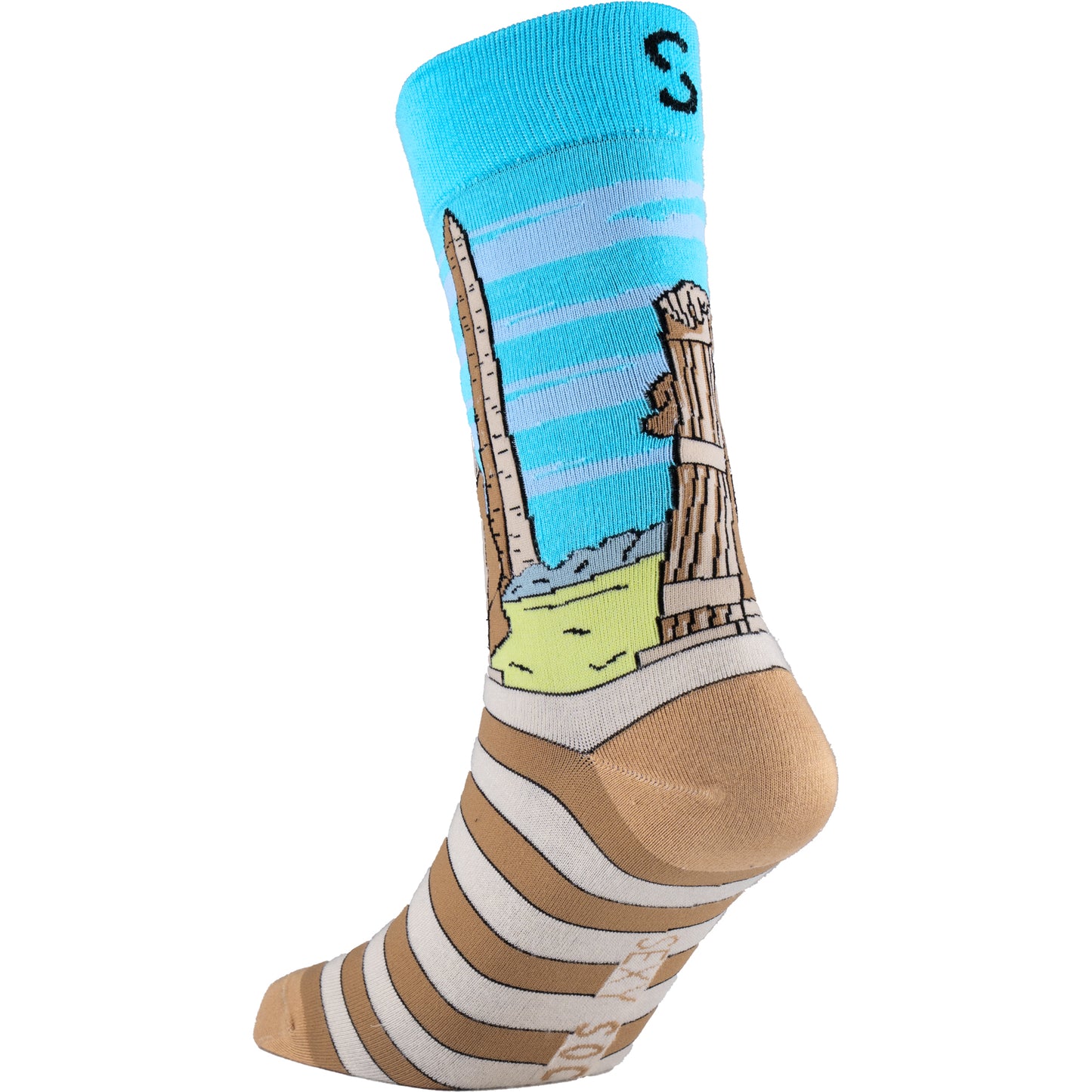Washington DC Landmark Bamboo City Socks