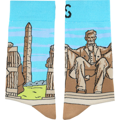 Washington DC Landmark Bamboo City Socks