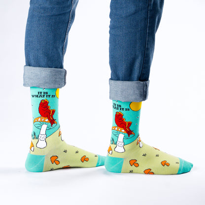 What It Is Natural Bamboo Knit Socks