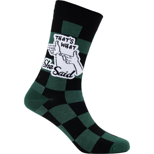 What She Said Natural Bamboo Knit Socks