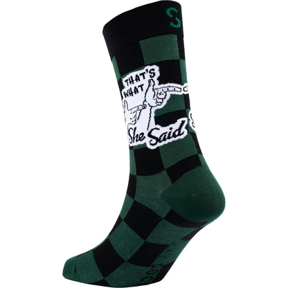 What She Said Natural Bamboo Knit Socks