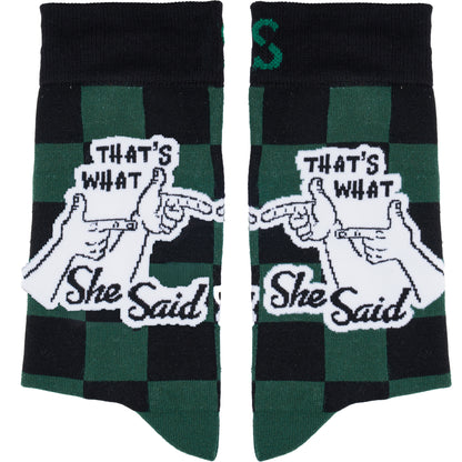 What She Said Natural Bamboo Knit Socks