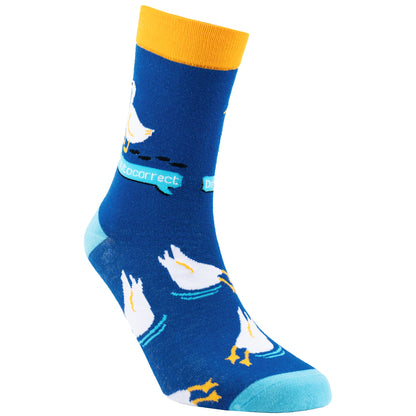 What The Duck Natural Bamboo Knit Socks