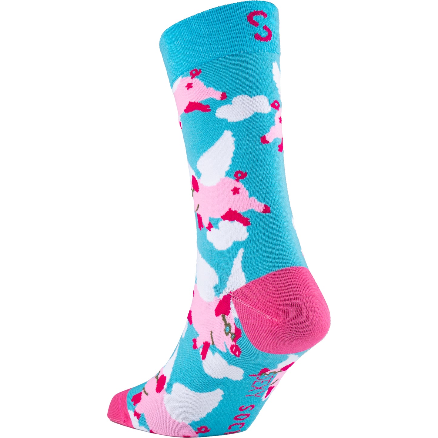 When Pigs Fly Natural Bamboo Knit Socks