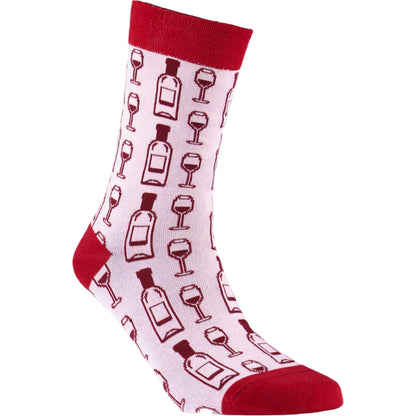 Wine o'clock Natural Bamboo Knit Socks