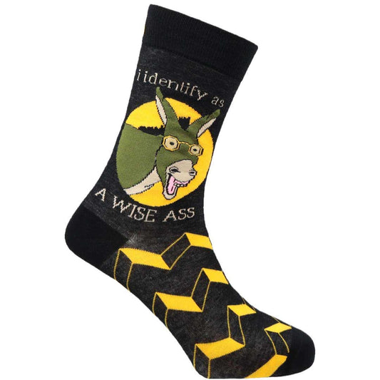 Wise ass Natural Bamboo Knit Socks