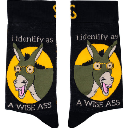 Wise ass Natural Bamboo Knit Socks