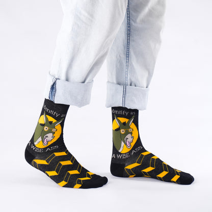 Wise ass Natural Bamboo Knit Socks