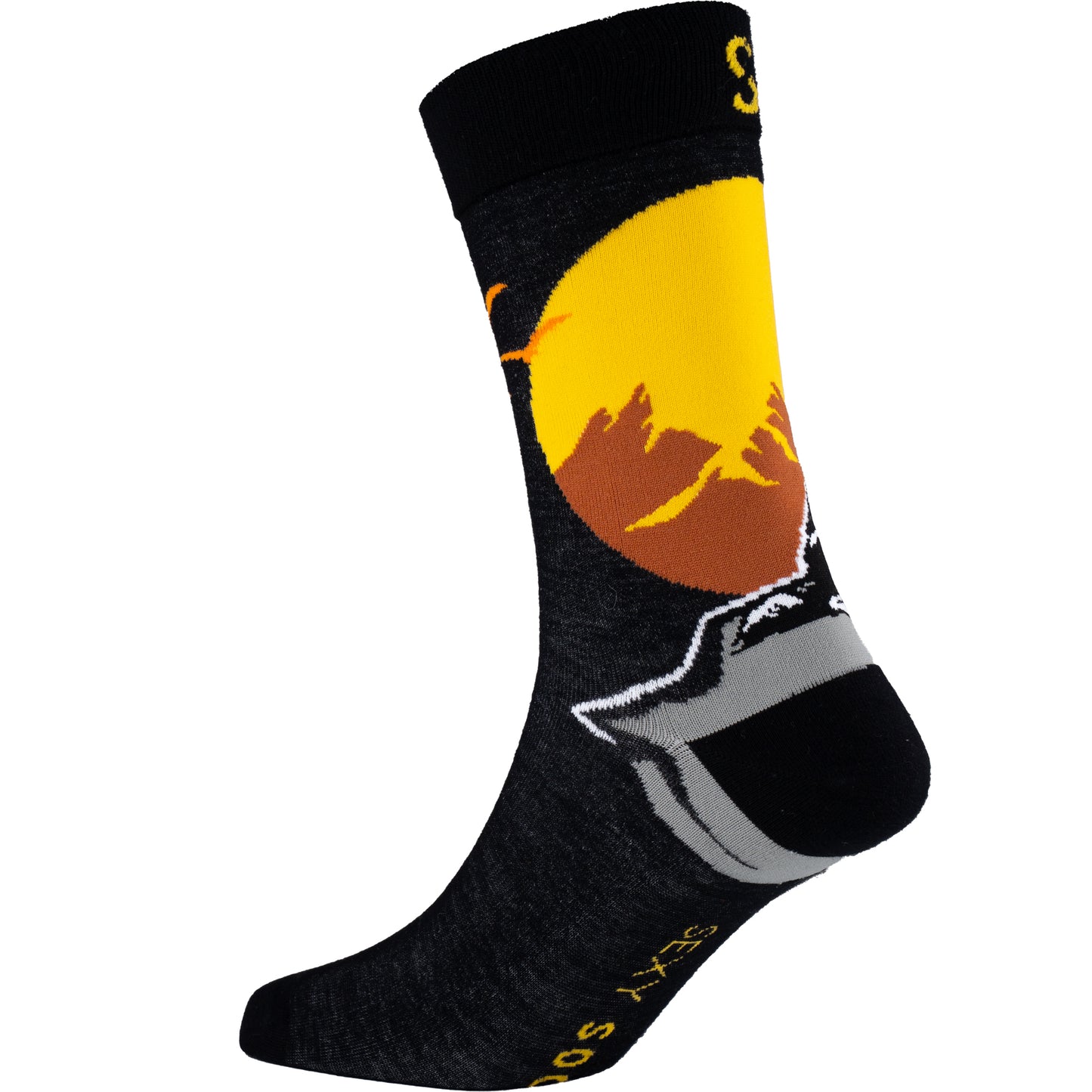 Wolfie Natural Bamboo Knit Socks