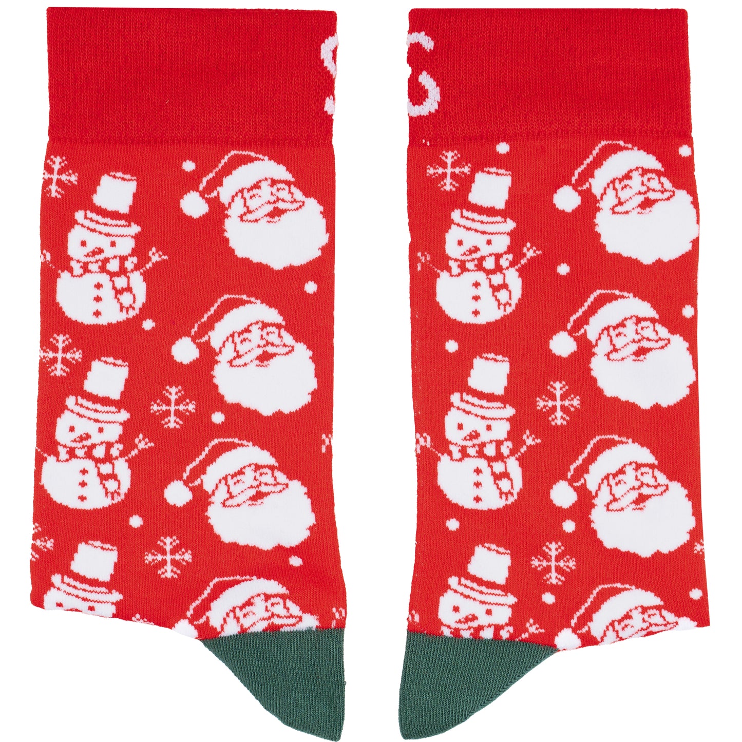 Classic Santa Holiday Bamboo Crew Socks