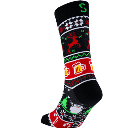 Xmas Sweater Natural Bamboo Knit Socks
