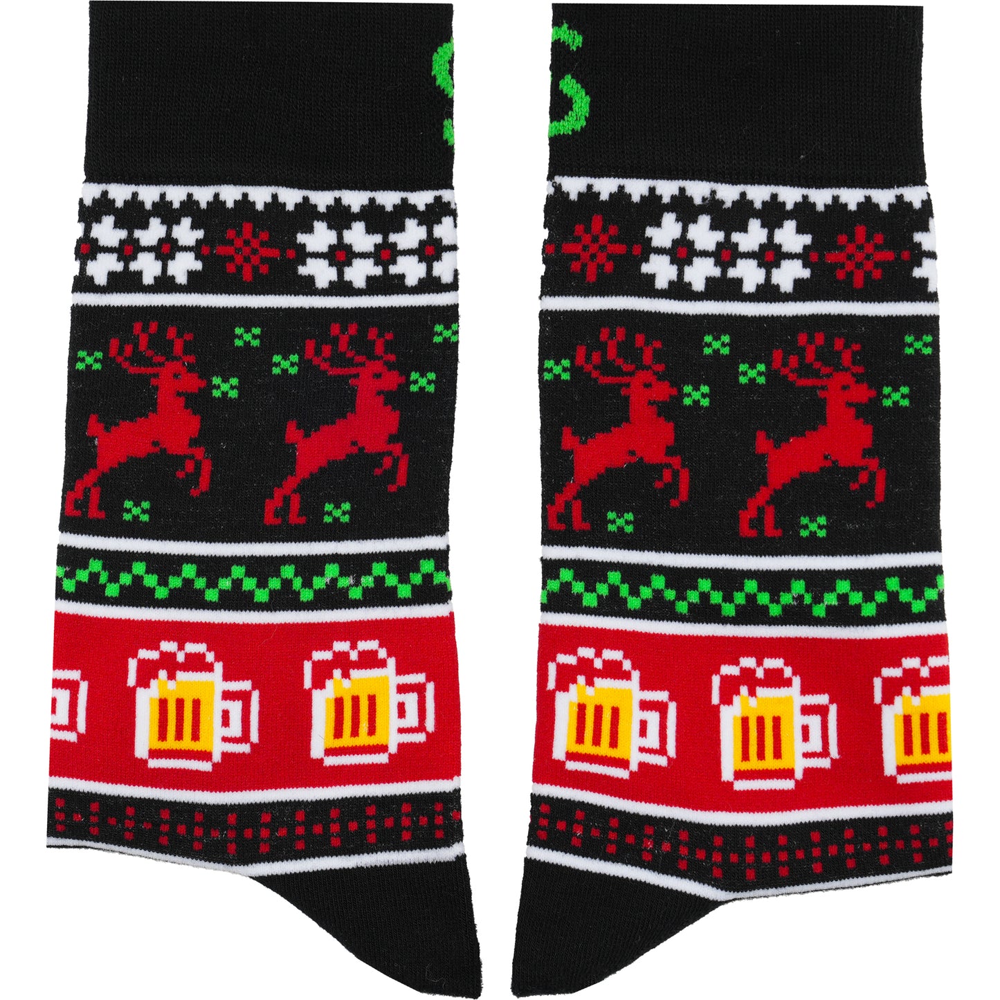 Xmas Sweater Natural Bamboo Knit Socks