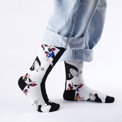 You Rang Natural Bamboo Knit Socks